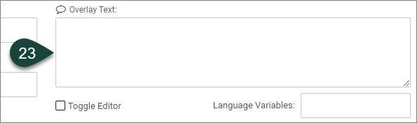 显示了覆盖文本字段。