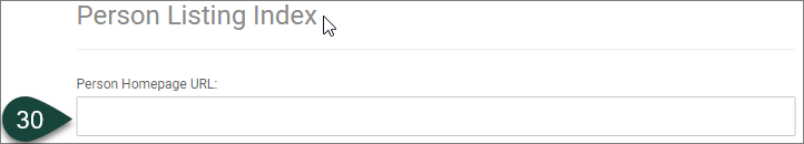 显示人员列表索引的人员主页URL字段。